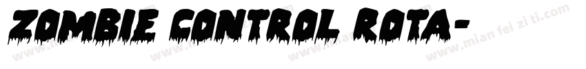 Zombie Control Rota字体转换